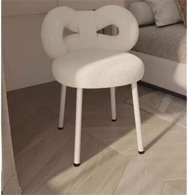 DEVERA Ergonomic Bow Leisure Chair with High Resilience Sponge Cushion