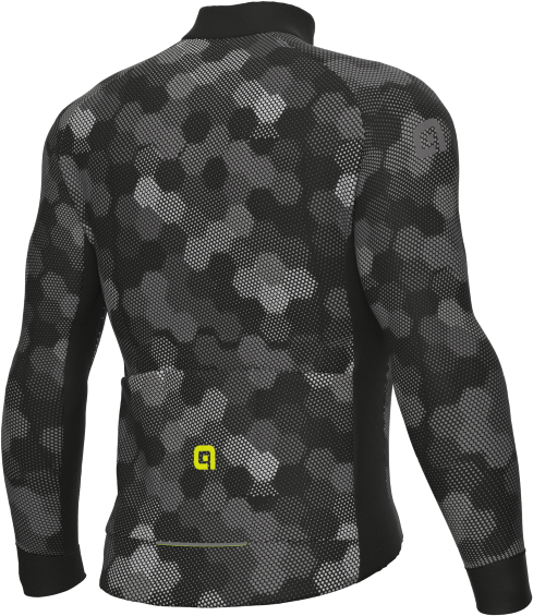 ALE' Giubbino invernale ciclismo  SOLID PLANET nero