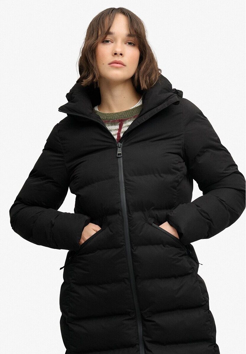 SUPERDRY Veste Longue Microfibre City