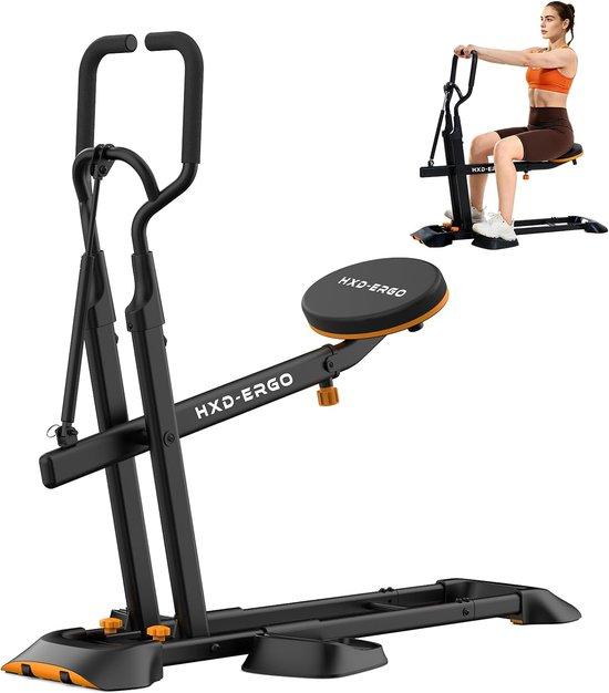 Kniebeugenmaschine - faltbares Fitnessgerät - mit Halterung für Tablet/Smartphone - für Training von Gesäß und Beinen