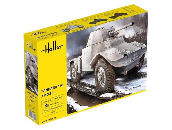 Heller HEL30325 Modelbouwset, Ongelakt
