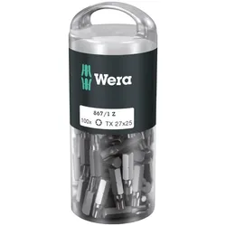 Wera Bit / Bits 867/1 TORX DIY 100 Ersatzbits, 100 Stück