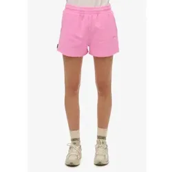 Superdry für Damen. W7110462A Essential gefärbte Shorts rosa (40), Lässig, Baumwolle