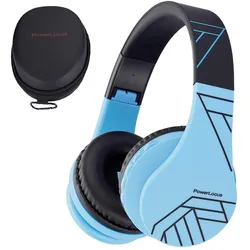 PowerLocus P1 wireless headphones for kids (blue-black)