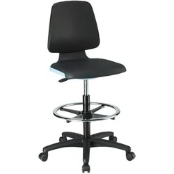 Magni, Bürostuhl, Stuhl Labsit 4 blau Kst.-Leder,m.Rollen 4016849592176