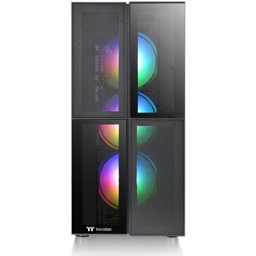 Thermaltake Versa T26 TG ARGB Midi Tower ohne Netzteil schwarz