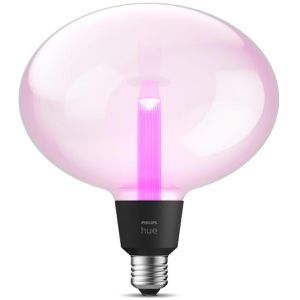 Philips-Hue LED-Lampe Ellipse Bluetooth, E27, 6,5W ersetzt 40W, RGBW, App-fähig, ZigBee