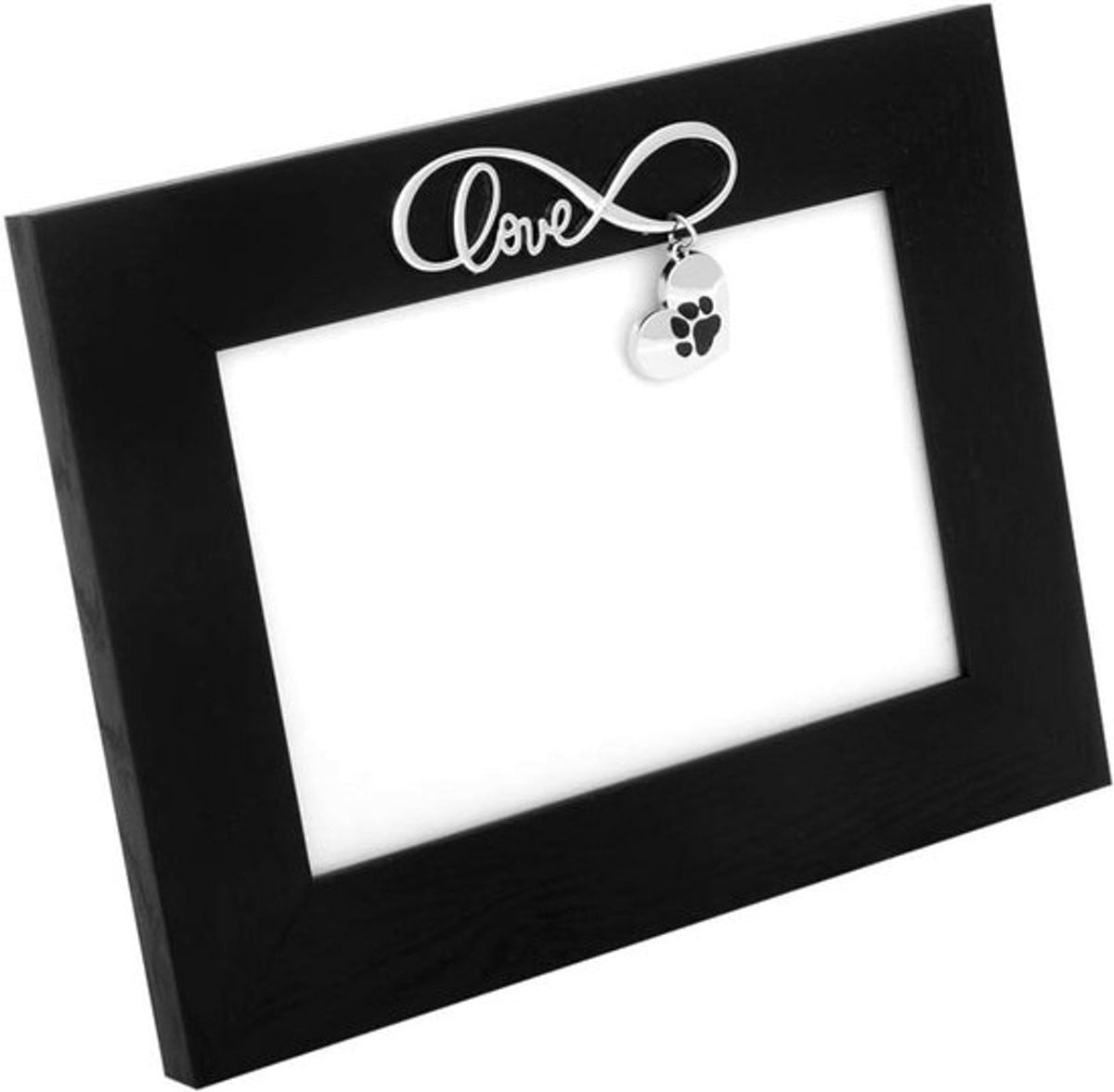 Houten Fotolijst voor Huisdierfoto's met Pootafdruk of Gravering, 10x15 cm