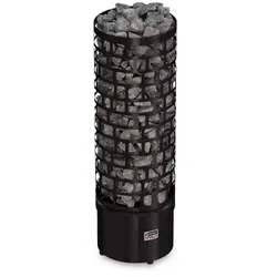 Saunaöfen Sawo Aries Round Black NB 9,0 kW | externe Steuerung notwendig | ARI3-90NS-BL-P-C