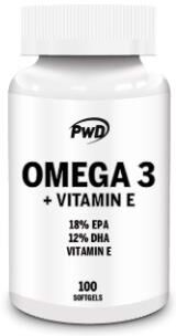 Pwd nutrition omega 3 + vit. e 1000mg. 100perlas