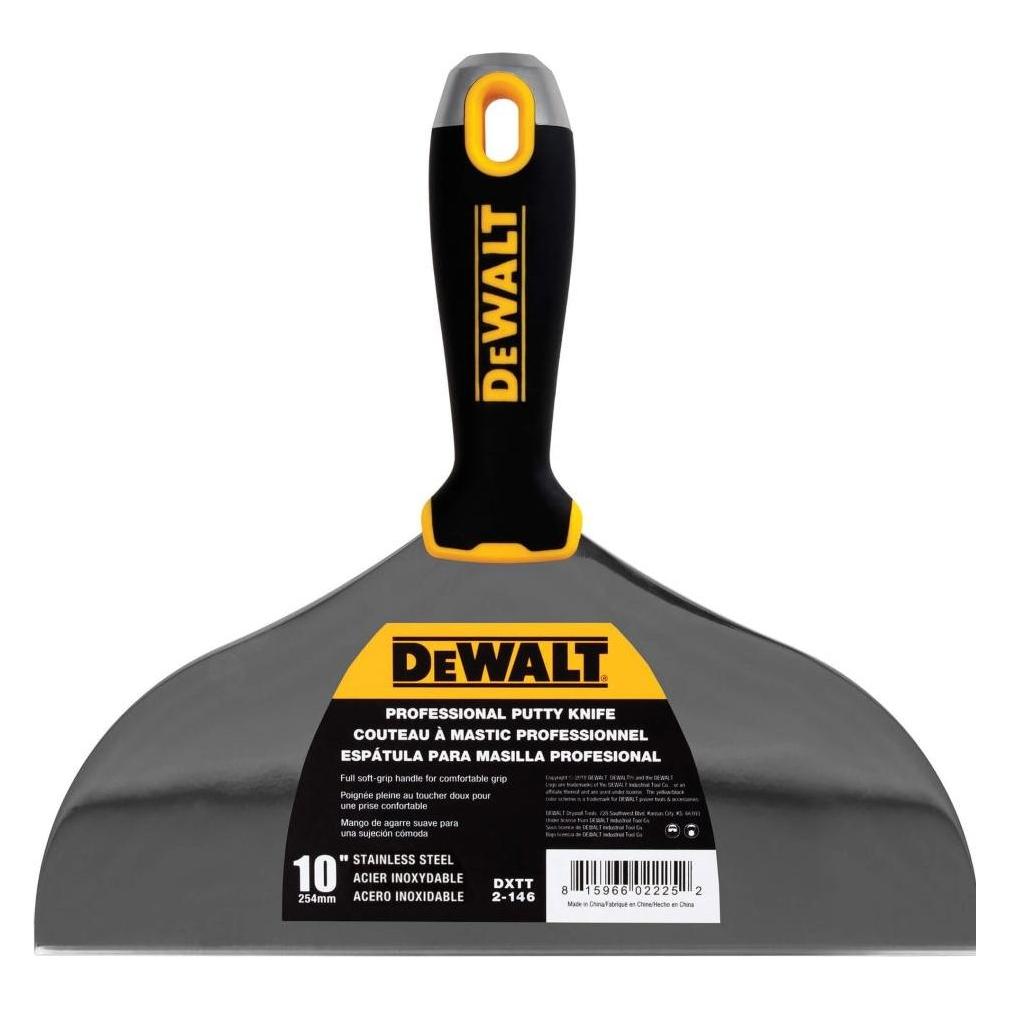 DeWalt Zubehör 2-146 Spachtelmesser Edelstahl schlagfest Softgriff 254 mm (54039095)