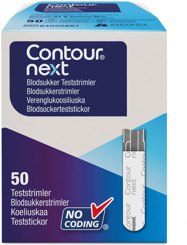 Bayer Contour Next Teststrimler Medicinsk udstyr 50 stk