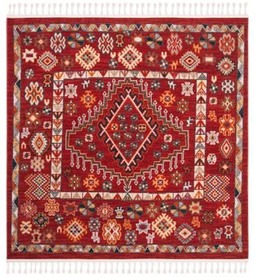 SAFAVIEH Farmhouse Holli Boho Tribal Polyester Rug