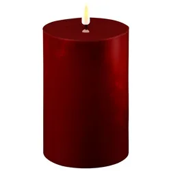 Stumpenkerze LED bourgogne 10 x 15cm