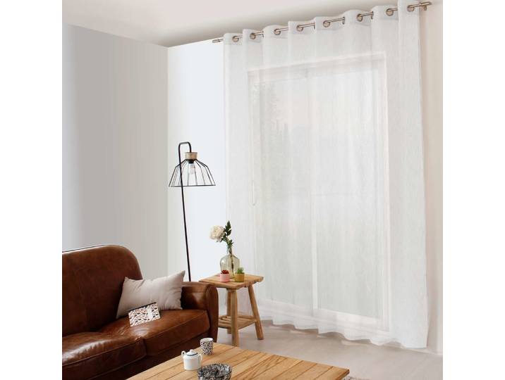 Voilage grande largeur blanc 300 x 240 cm