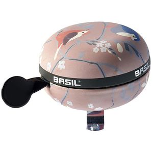 Basil Fahrradklingel Big Bell Wanderlust orchid pink, rosa, Glocke, links, Aluminium