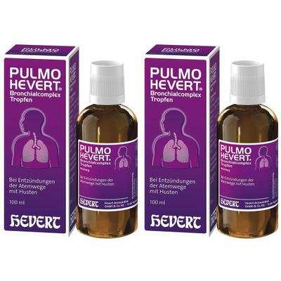 Pulmo Hevert Bronchialcomplex Tropfen 2x 2x100 ml