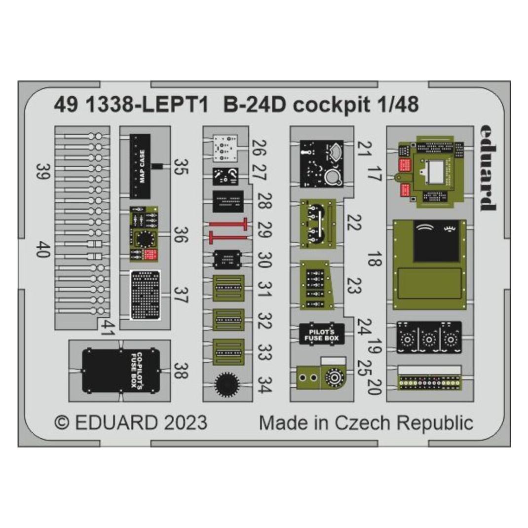 Eduard B-24D cockpit 1/48 REVELL (491338)