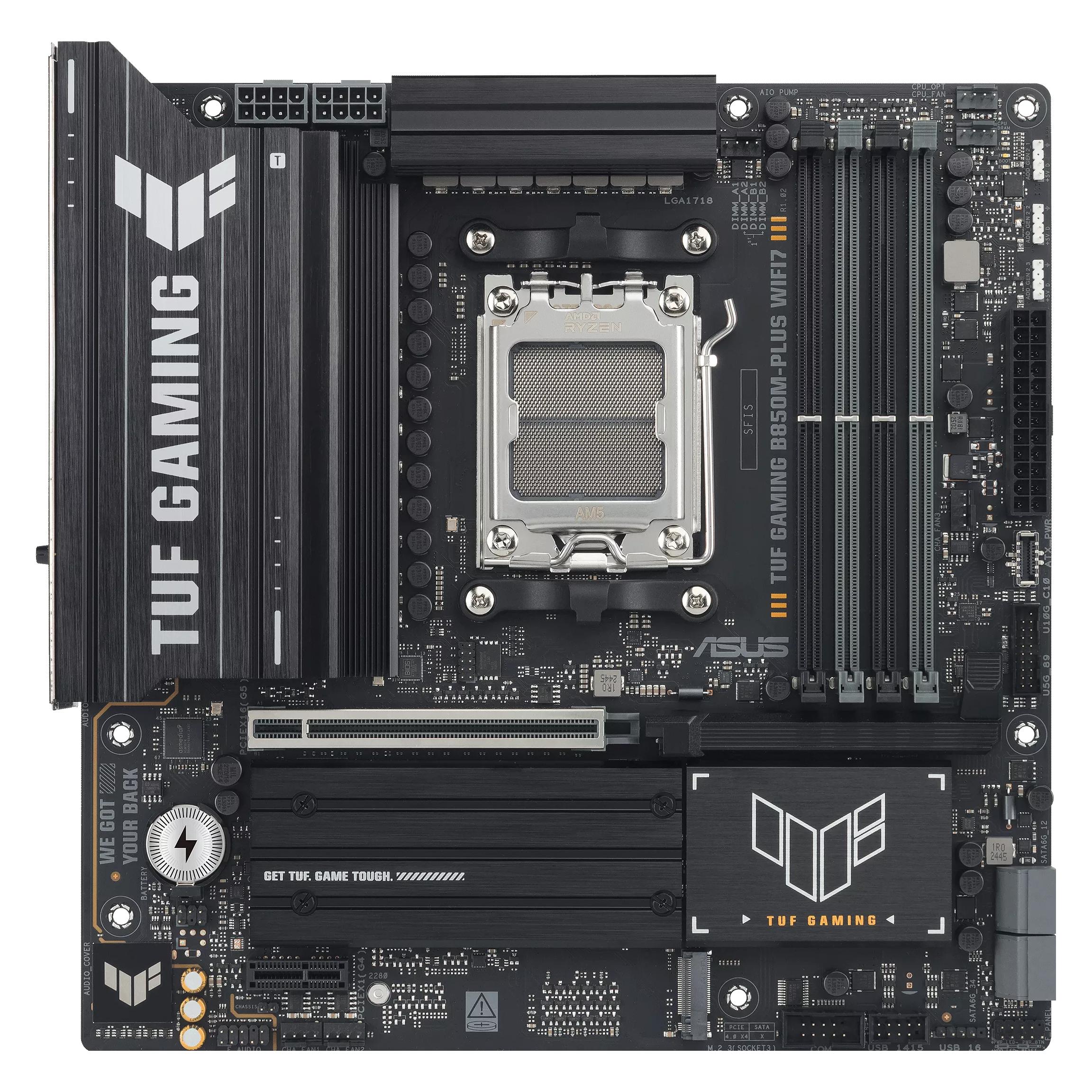 ASUS MB TUF GAMING B850M-PLUS WIFI7 (AM5, AMD B850, mATX) (90MB1MU0-M0EAY0)