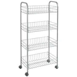 Metaltex, Servierwagen, Ascona 4 Tier Trolley Mit 4 Lenkrollen