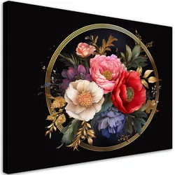 WANDBILD natur leaves glamour blumen