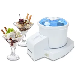 Gino Gelati 4-in-1 Eismaschine 1 l mit Joghurt- und Milchshake-Funktion