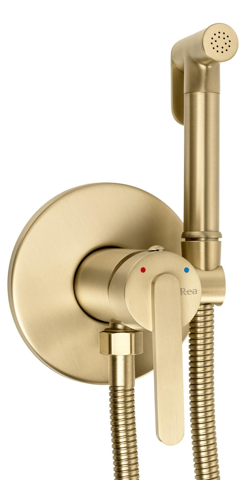 Rea Inbouw Bidetmengkraan Ontario Brush Gold