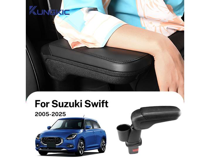 Pour Suzuki Swift Accoudoir Boîte Pour Suzuki Swift Accoudoir De Voiture Accessoires De Voiture Détails Intérieurs Boîte de rangement Pièces de rénovation 2005-2025