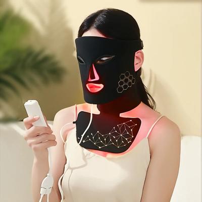 Uplifted Finds Hello Face Rechargeable Red Light Therapy Mask For Face And Neck Skin Treatment white Led Mask