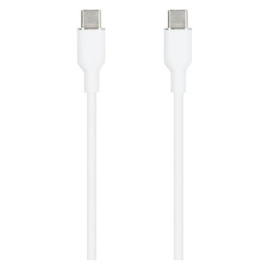 Seek Toti Kabel Typ-C zu Typ-C, 1m Silikonkabel 3A, Weiss (4779054830821)