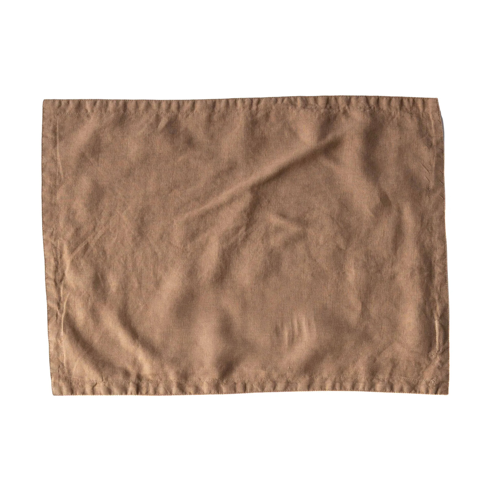 Tell Me More placemat linnen Hazelnoot 35 x 50 cm