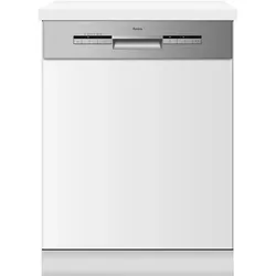 Amica AMIC Einbau-Geschirrspüler, Geschirrspüler Einbau, Weiss, Silber