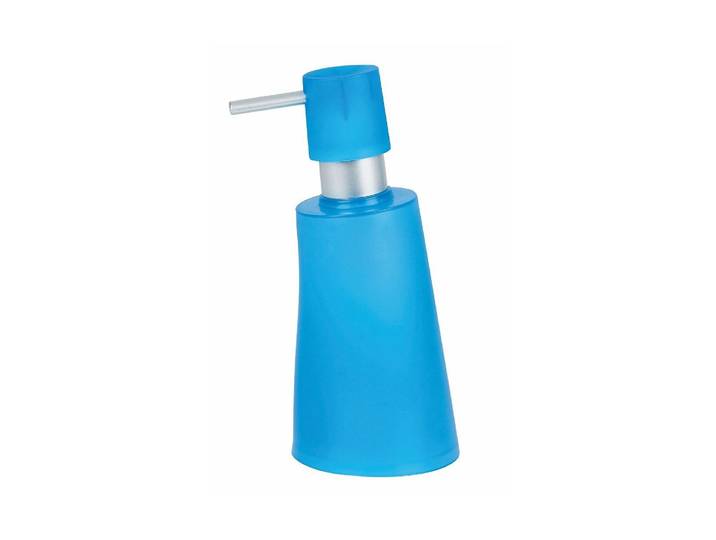 Seifenspender SPIRELLA Move 300 ml Blau Kunststoff , blau (hellblau), B:8cm H:18cm T:8cm Ø:8cm, Polypropylen, Dosierspender, Seifenspender