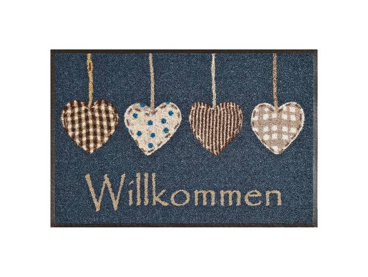 Paillasson Cottage Hearts 50 x 75cm Bleu