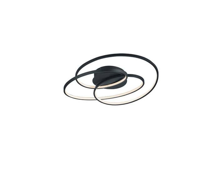 LED-Deckenleuchte Gale Schwarz max. 38,5Watt Deckenlampe