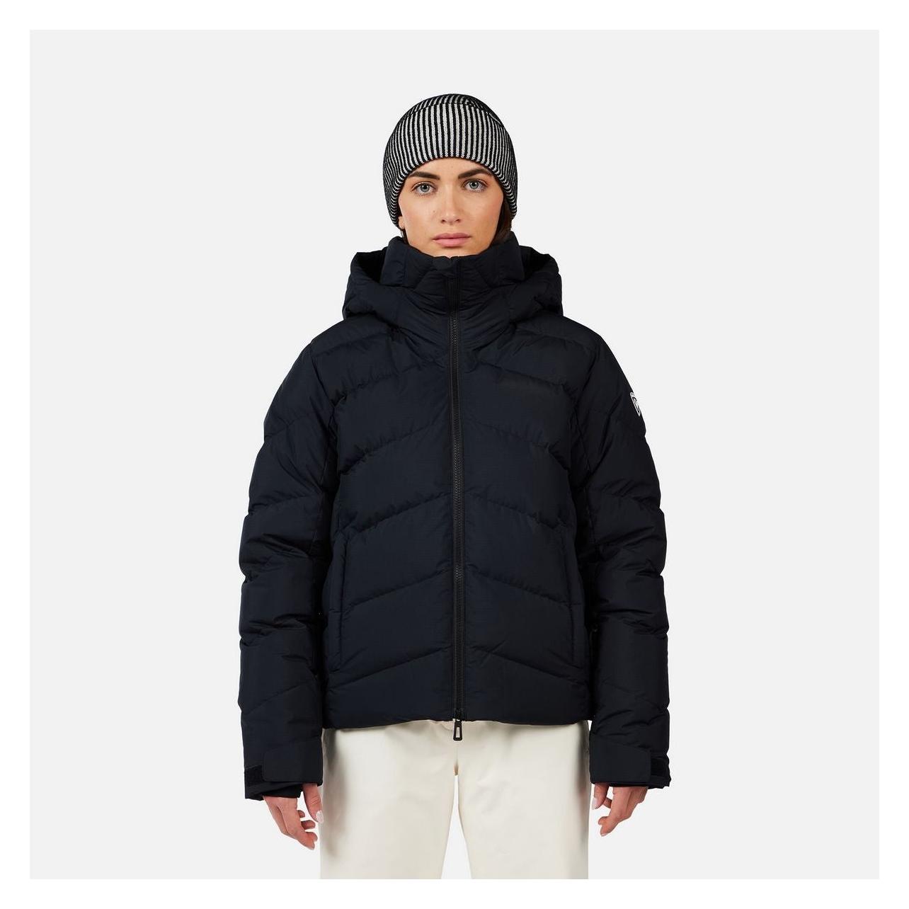 Rossignol Damen-Skijacke W WISPILE RIPSTOP DOWN JKT schwarz (L) (RLOWJ09-200)