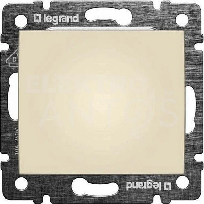 Legrand Valena Enkelpolige schakelaar nr. 1, beige, 774301