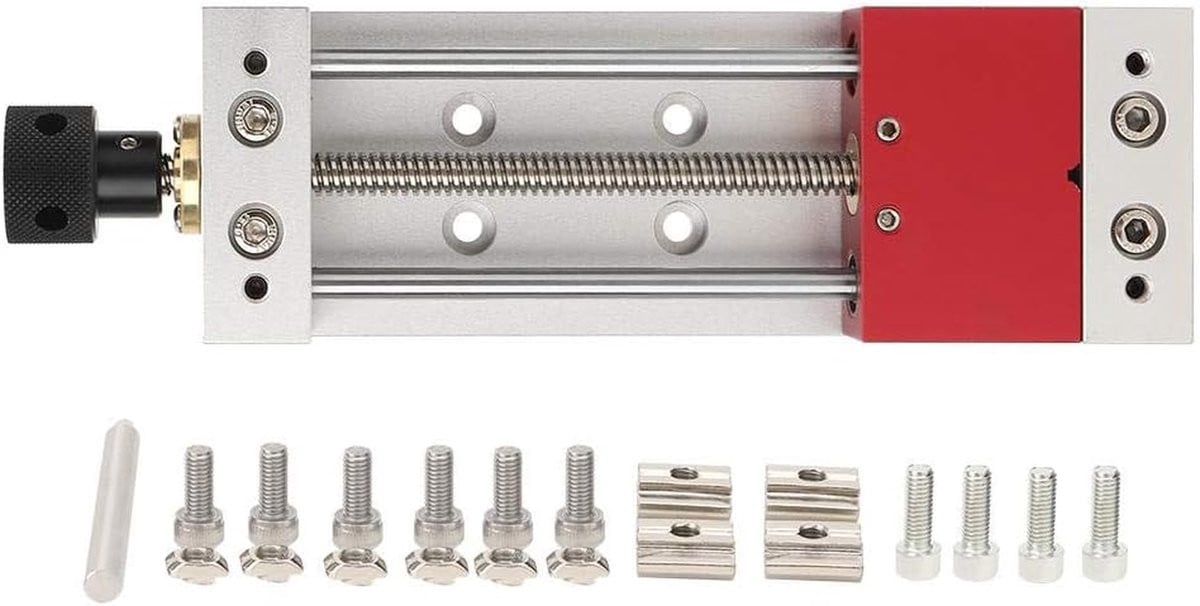 Mini Tafelklem Zilver Aluminium CNC Repareerklem 0-93 mm