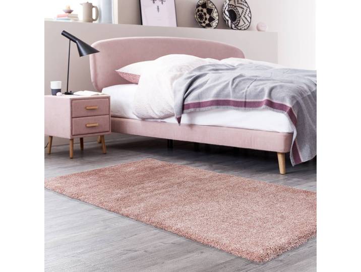 Hochflorteppich Savage 160 x 230cm Pink/Rosa