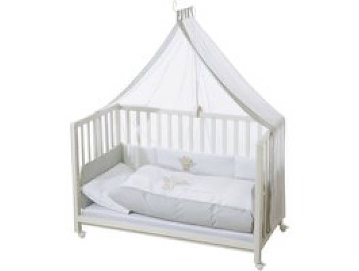 ROBA Lit bébé Room Bed, 60 x 120 cm (Ours briseur de cœur, blanc)