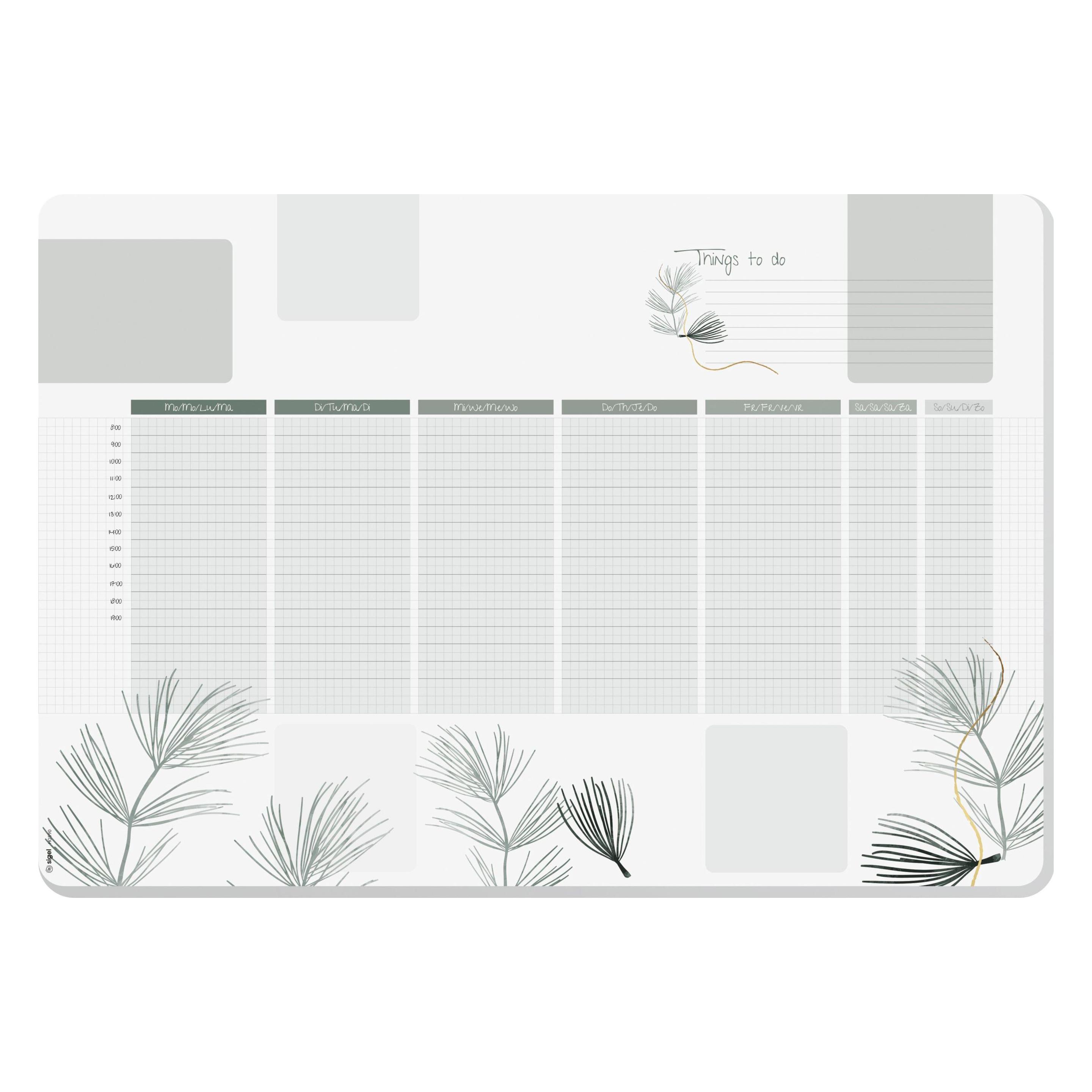 Sigel Papier-Schreibunterlage Design (41 x 59.50 cm) (HO590)