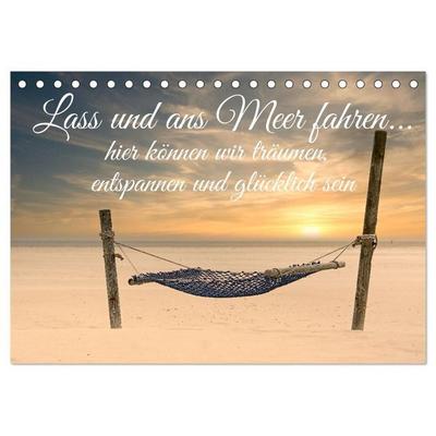 Lass uns ans Meer fahren (Tischkalender 2027 DIN A5 quer), CALVENDO Monatskalender