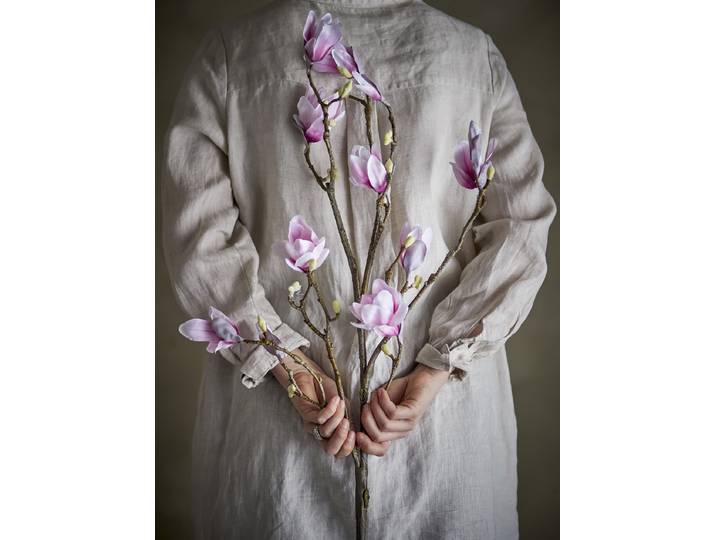 Fleur artificielle branche de Magnolia 37 x 125 x 37cm