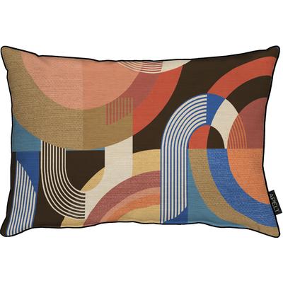 Dekokissen APELT "Arco" Gr. 1, bunt (blau, bunt, gemustert), B:35cm H:5cm L:50cm, Polyester, Dekokissen_Sitzkissen_Kissenhüllen