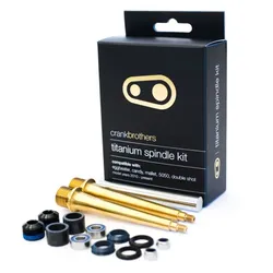 Crankbrothers Spindle Achsen Upgrade Kit, titanium