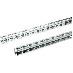 Rittal Montageschiene gelocht Stahlbl, Serverschrank Zubehör, Silber