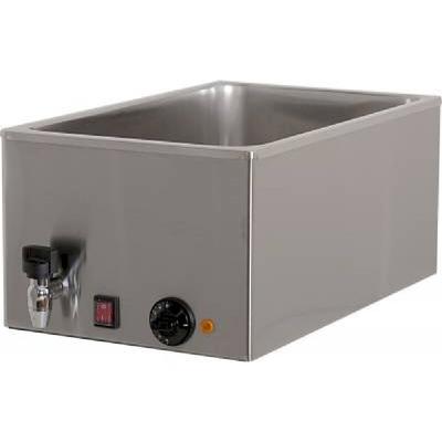 Bain Marie - AMITEK BM116R - 230 V - 1000W Leistung - 1 Becken mit Wasserhahn
