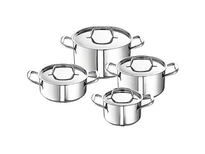 Schulte-Ufer Edelstahl-Topfset Finesse Nimm4-Set, 4-TLG.
