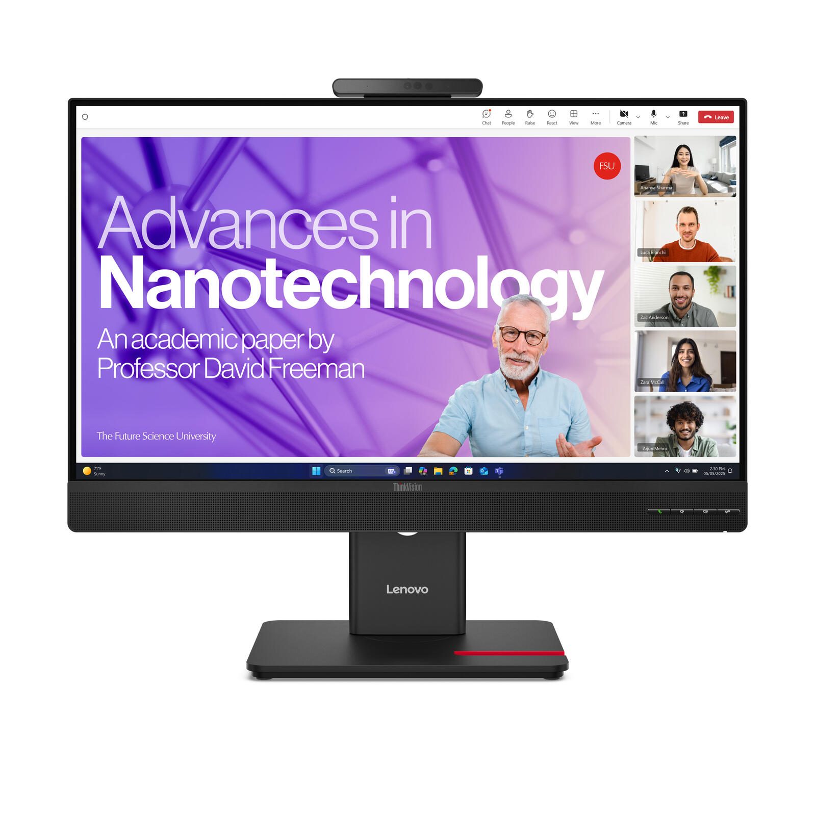 Lenovo ThinkVision T27QD-4v Quad HD Monitor 68,6 cm (27") 64B8UAT1EU