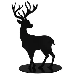 Dekohirsch Elvor schwarz 15cm